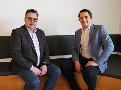 Matthias Tidelski and Tobias Johnston